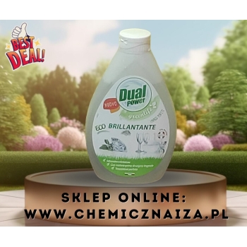 Włoski Płyn Nabłyszczający Do Zmywarki Dual Power 300ml